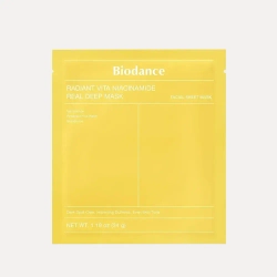BIODANCE Осветляющая гидрогелевая маска с витаминным комплексом Radiant Vita Niacinamide Real Deep Mask (34 г)