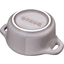 STAUB Мини-кокотница 200мл 10см серый