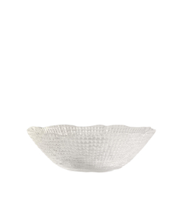 Zara Home салатник из стекла, цвет прозрачный, 16 см