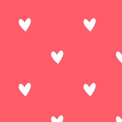 Милый паттерн с белыми сердечками