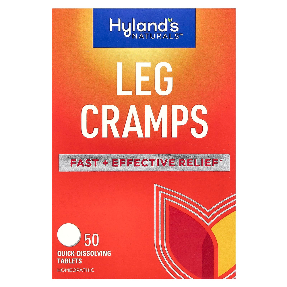 Hyland's Naturals, Судороги ног, 50 быстрорастворимых таблеток
