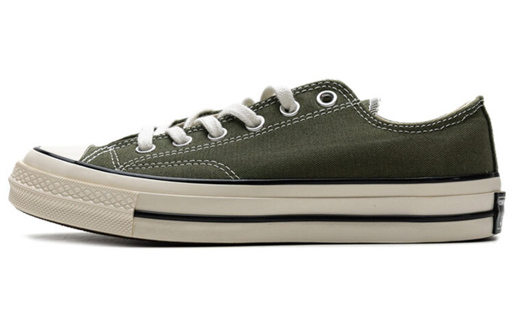 Converse 1970s ox non-slip lightweight shock-absorbing low-top canvas shoes for men and women the same gray-green