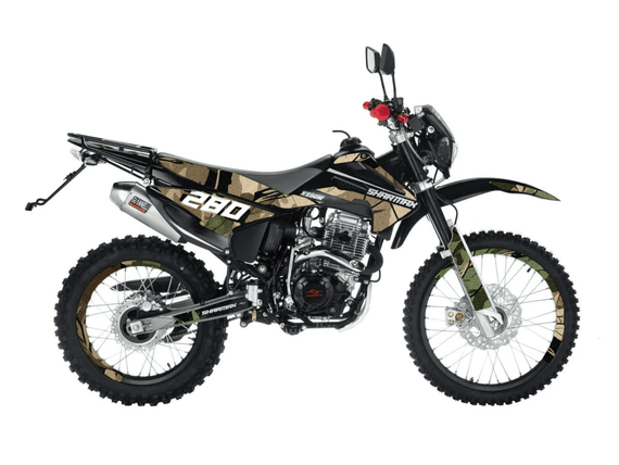 Мотоцикл кроссовый эндуро SHARMAX Sport 280 V23 (камуфляж)