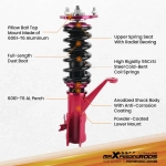 Комплект для автомобиля Honda Civic 2001 2002 2003 2004 2005 Adjustbale Height Shock Strut Red Coilovers lowering kit