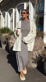 Платье "Enigma" оттенок серый меланж