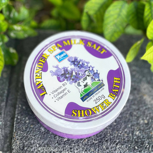 Солевой скраб для тела с Лавандой и Молоком Lavender Spa Milk Salt Shower Bath Yoko