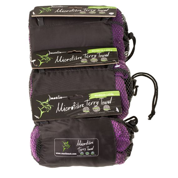 Полотенце Marlin Microfiber Terry Towel Dark Purple