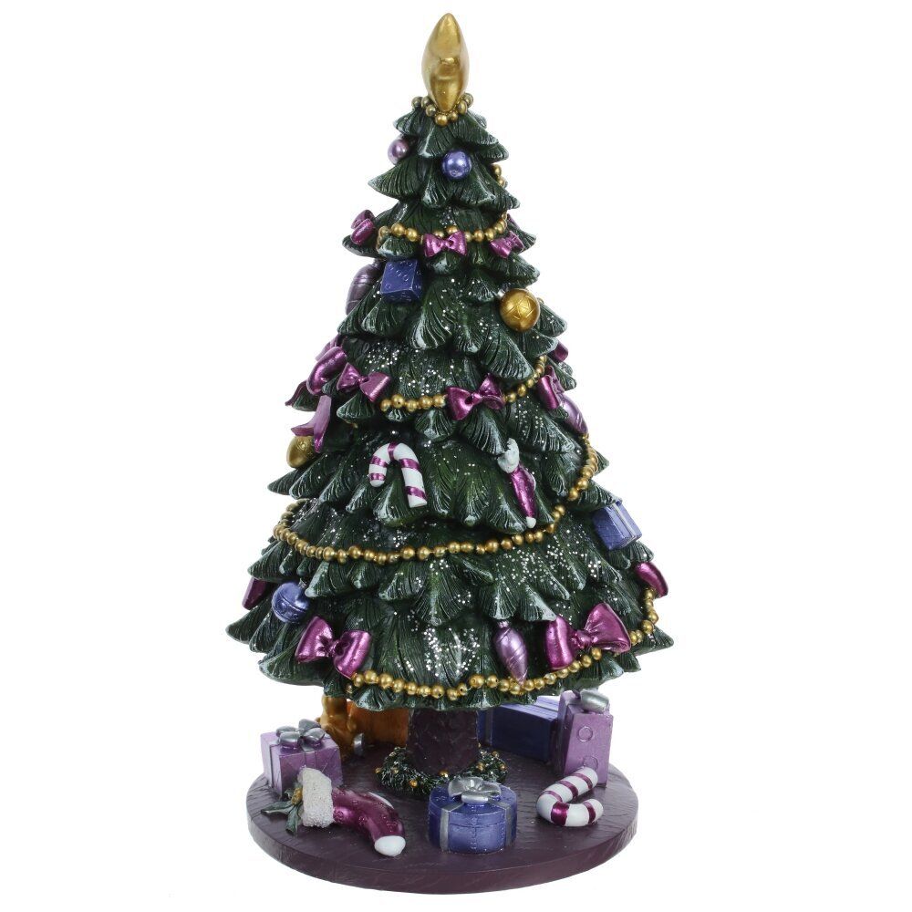 GAEM Фигурка декоративная "Ёлочка", с музыкой и функцией движения, L12 W12 H22 см