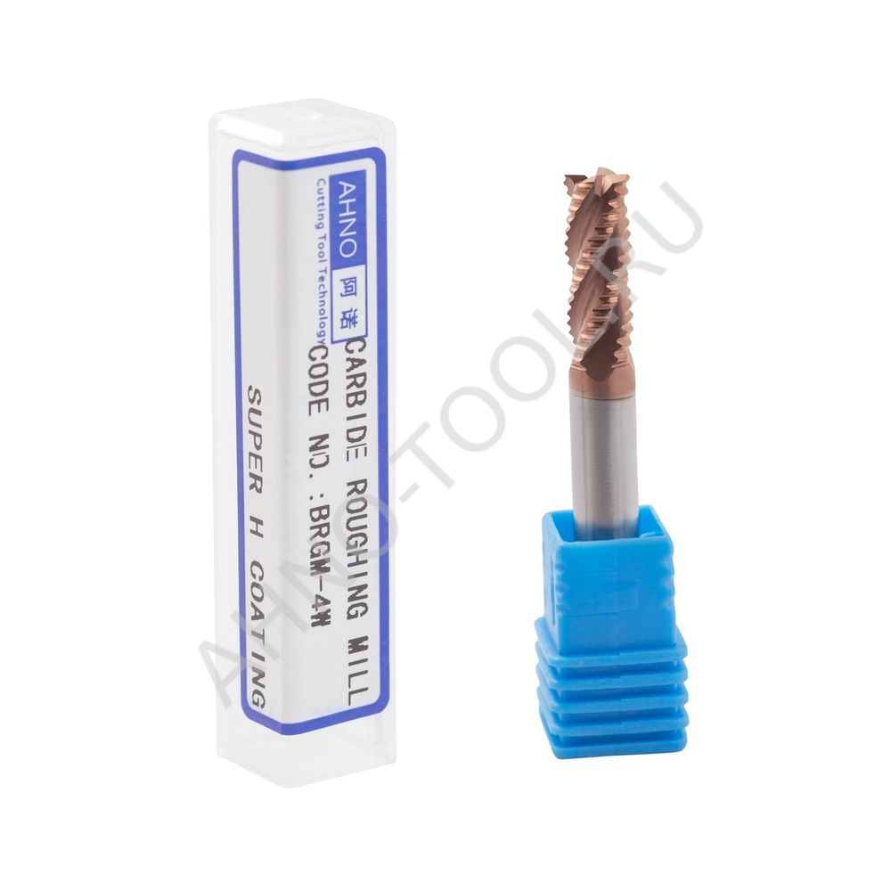 Фреза твердосплавная обдирочная  8мм (L=60, l=20, хв=8) Z4 30° по стали, нерж., чугуну BRGM-4W-D8.0