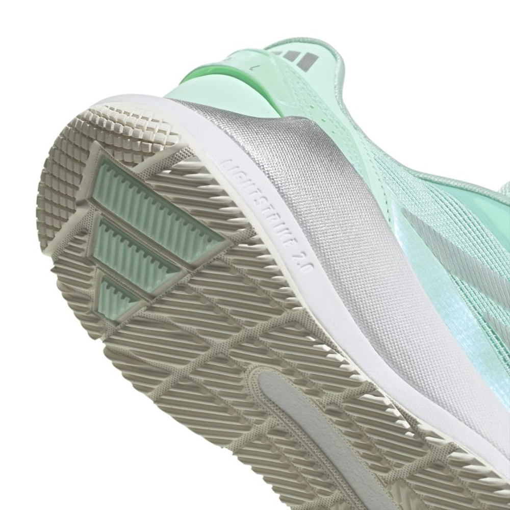 Женские кроссовки для Падел Adidas Crazyquick LS Padel W - clear mint/silver metallic/white