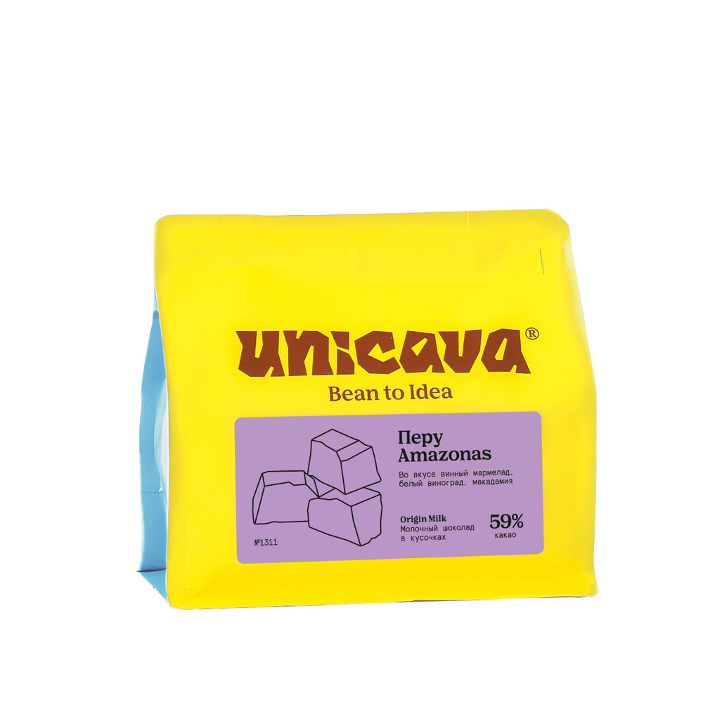 Перу Amazonas, молочный шоколад 59 %