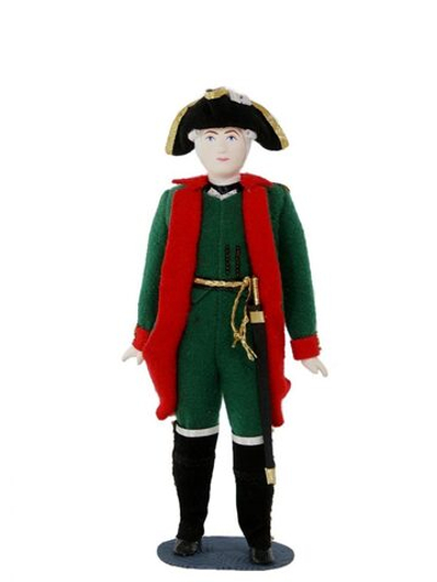 Кукла коллекционная Потешного промысла в военном костюме гарнизонного обер-офицера (Гринев, "Капитанская дочка")