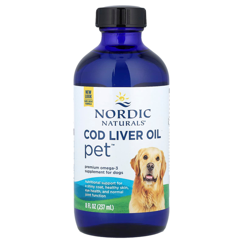 Nordic Naturals, Cod Liver Oil Pet™, для собак, 237 мл (8 жидк. унций)