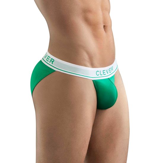 Мужские трусы танга зеленые Clever CIRCON BRIEF 177210