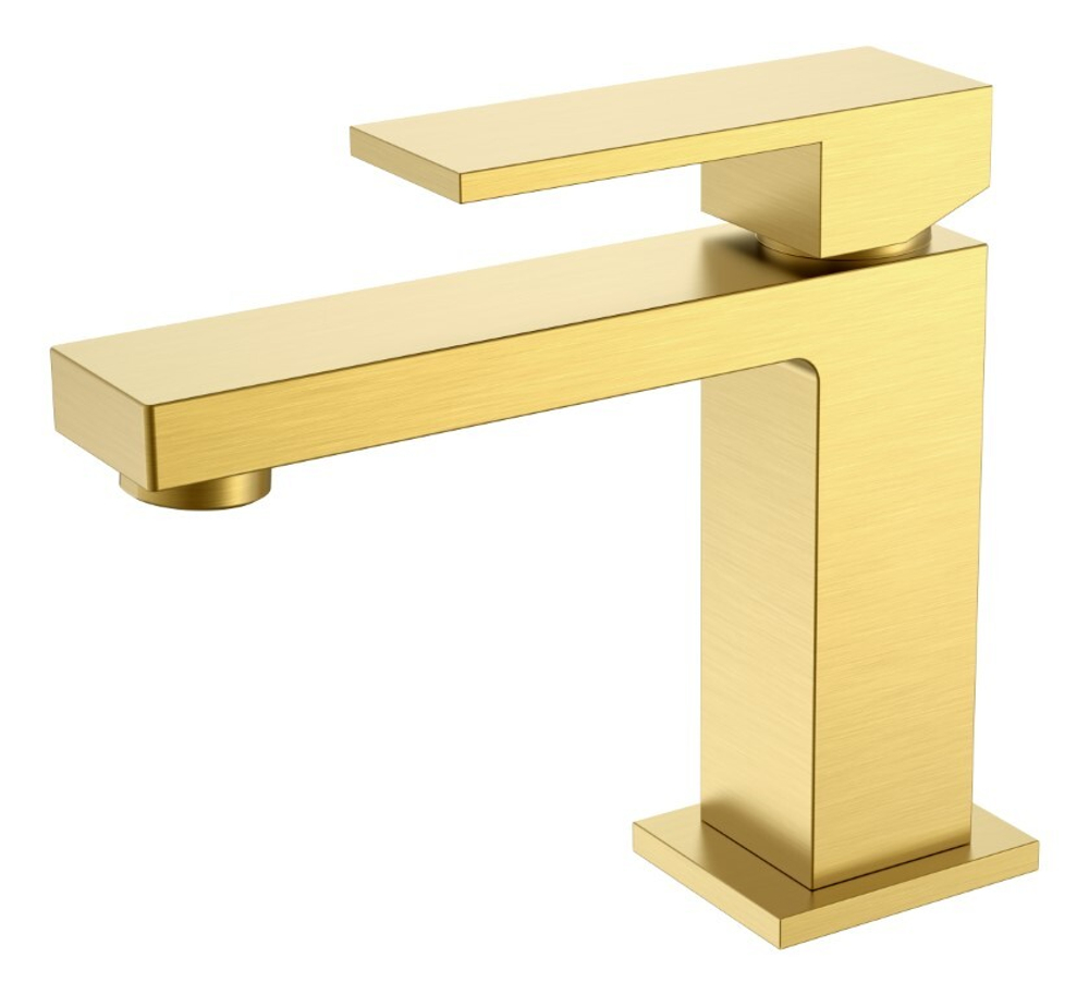 Boheme Cмеситель для умывальника Qubic Matt Gold