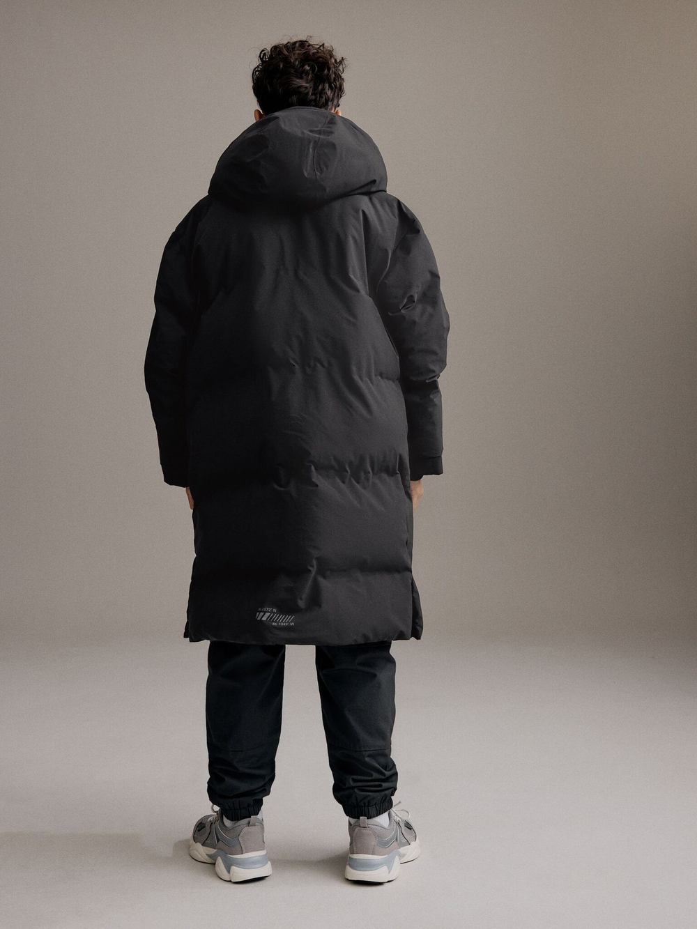 Пуховик непромокаемый для мальчика Next 414-145, Черный