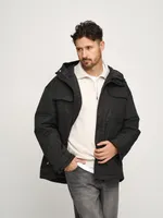 Куртка FOS с диагональными карманами черная