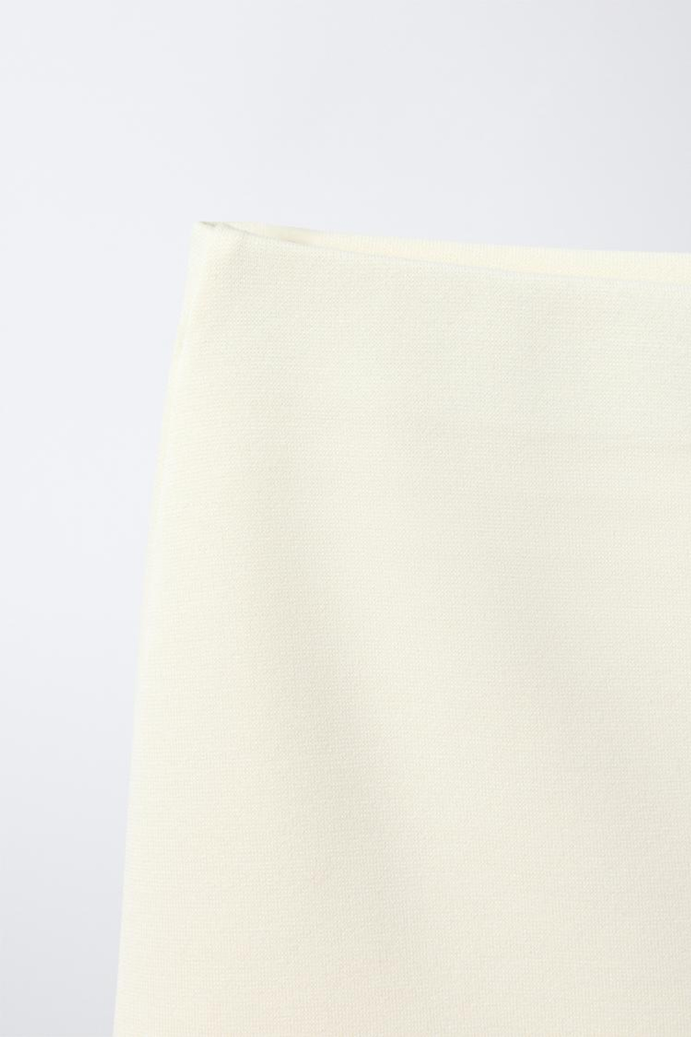 ZARA ПЛИССИРОВАННАЯ ЮБКА МИДИ, СВЕТЛО-ЖЕЛТЫЙ