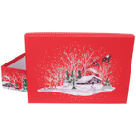 Коробка подарочная «Новогодний переполох» 33*23,5*9 см