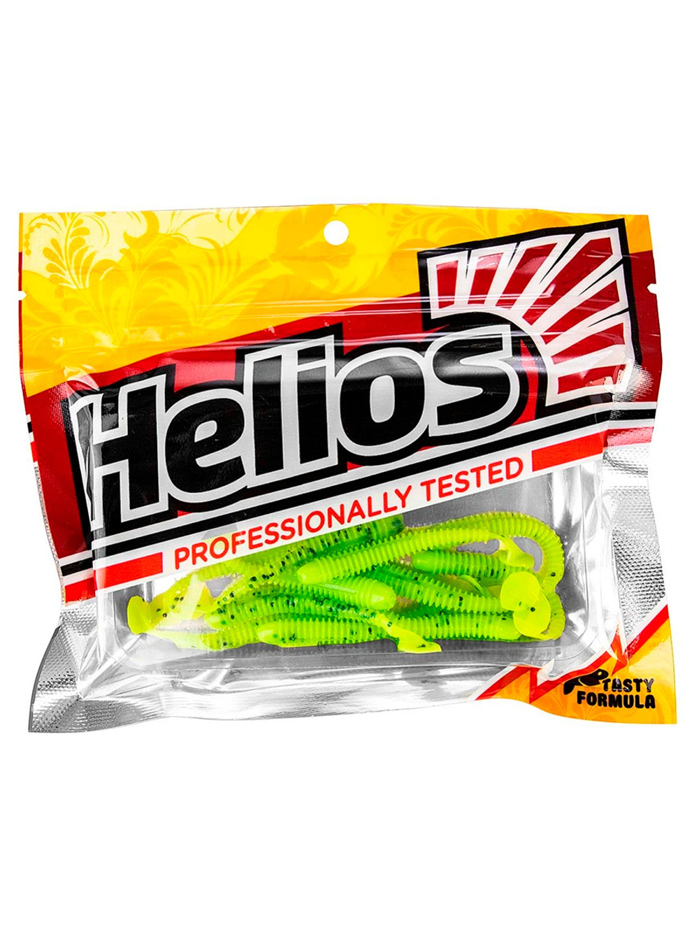 Виброхвост Helios Liny Catcher 2,35"/6 см Dark Star 12шт. (HS-5-047)