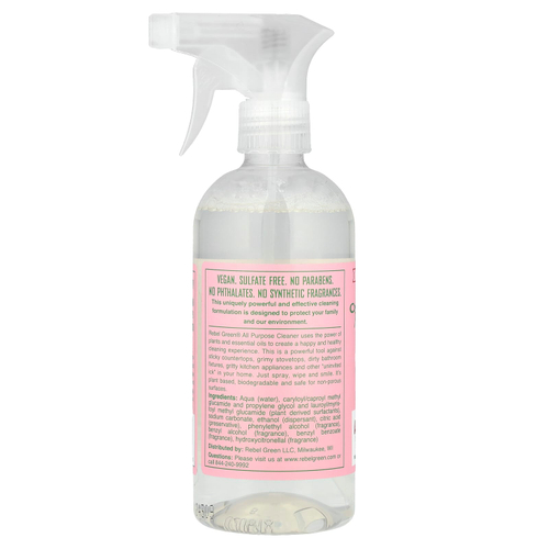 Rebel Green, Универсальный спрей, розово-лиловый, 473 мл (16 жидк. унц.)