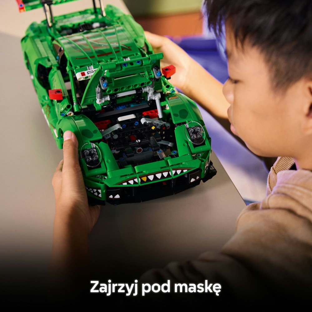 Конструктор LEGO Technic Porsche 1729 42224 911 GT3 R REXY AO Racing — фото 12