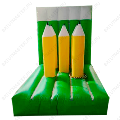 Надувная командная игра "Кольцеброс- карандаш"
