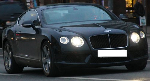 Решетка радиатора правая Bentley Continental GT 2 11-17 V8