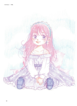 Pretty Girl. Coloring Book