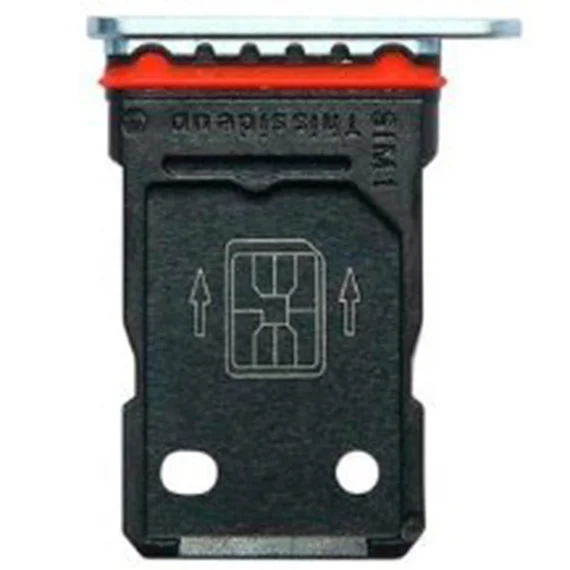 Sim лоток для OnePlus 8T серебристый (Lunar Silver)