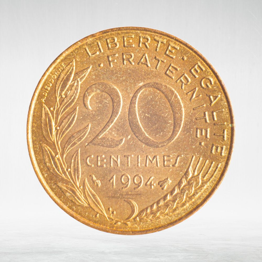France, 20 Centimes 1994 - Marianne, VF