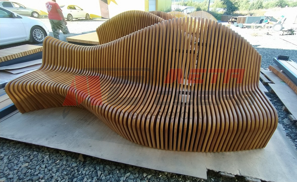 Параметрическая скамейка Креата