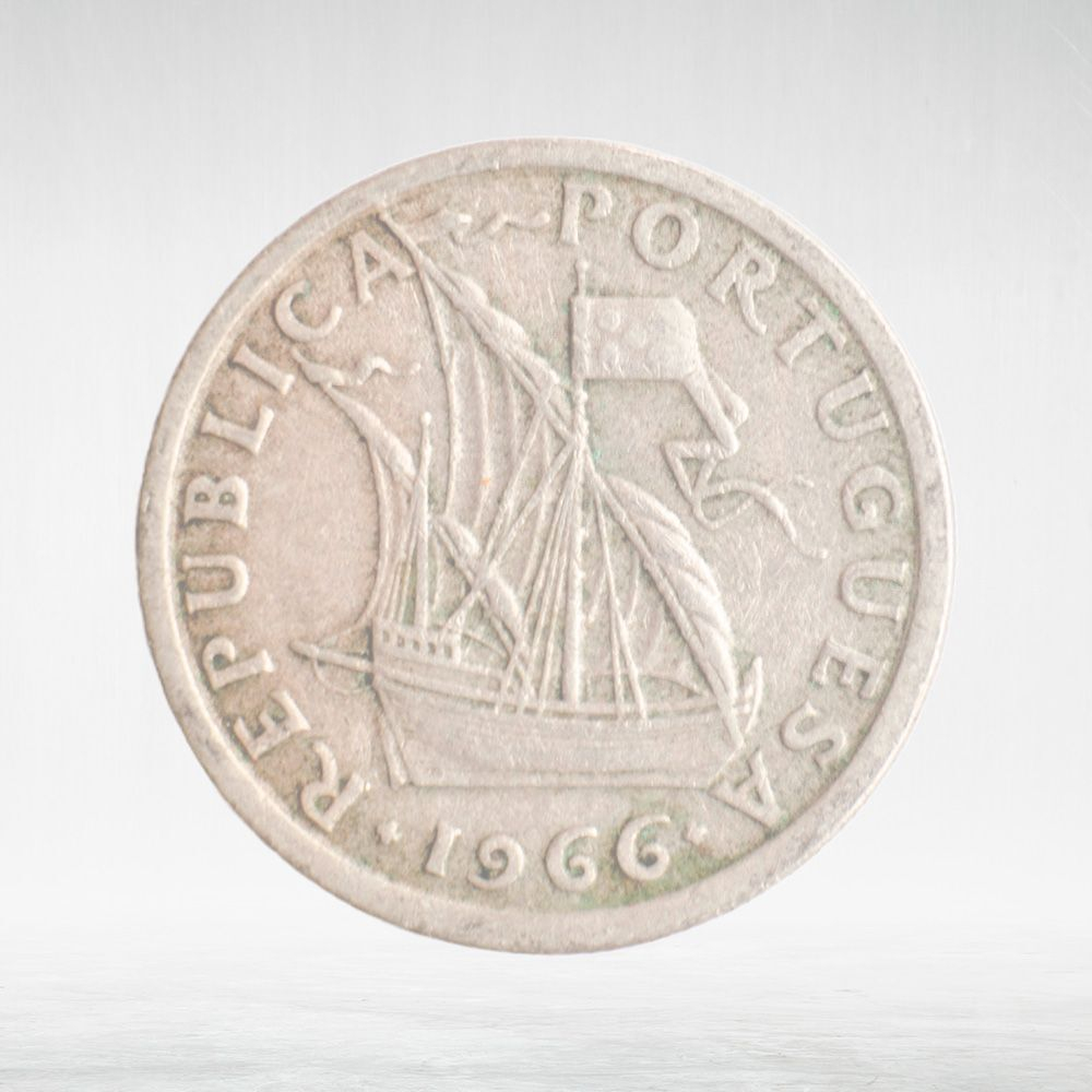 Portugal, 2.50 Escudos, 1966, VF