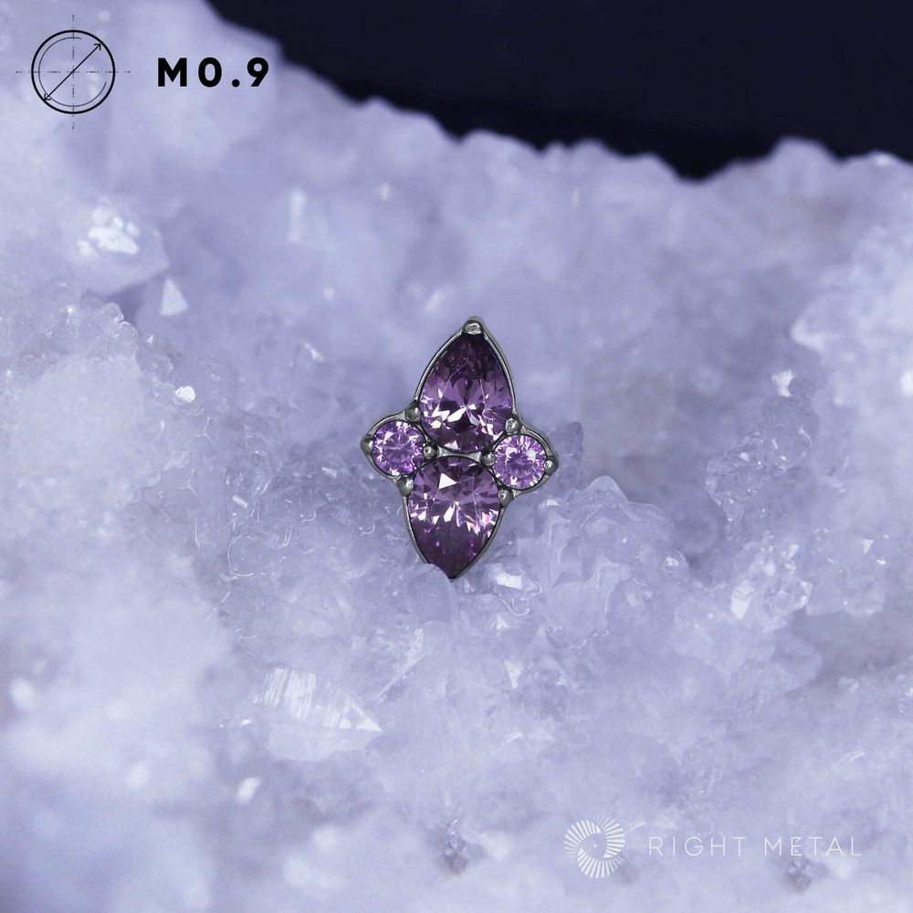 Beam Amethyst CZ