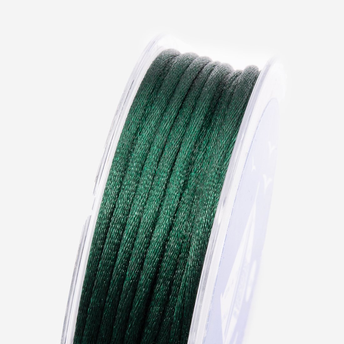 Нить для браслетов, нейлон, оттенок "Изумруд", 2мм