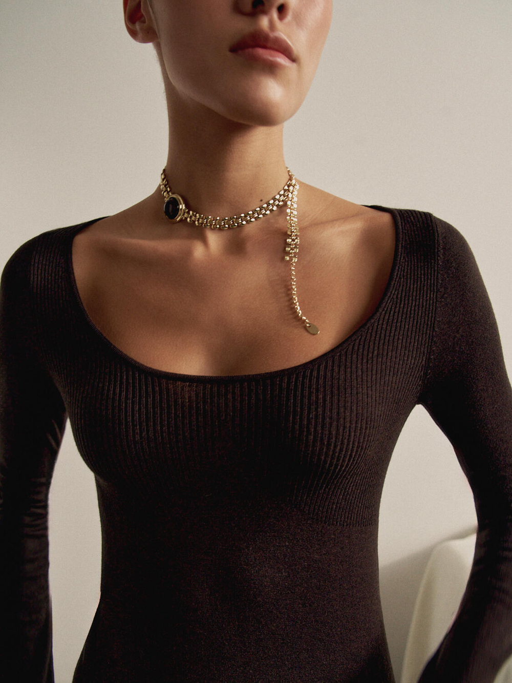 Платье SABINE, горький шоколад