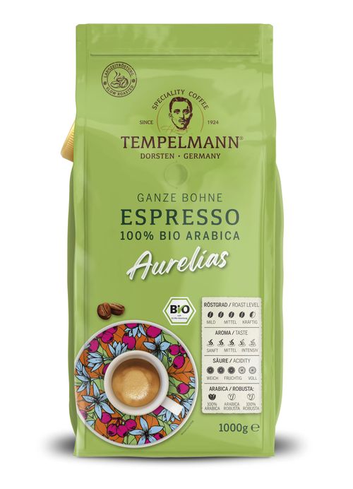 Кофе в зернах Tеmpelmann Espresso Aurelias 1 кг
