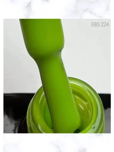 ElliS Гель лак для ногтей 224 зеленый