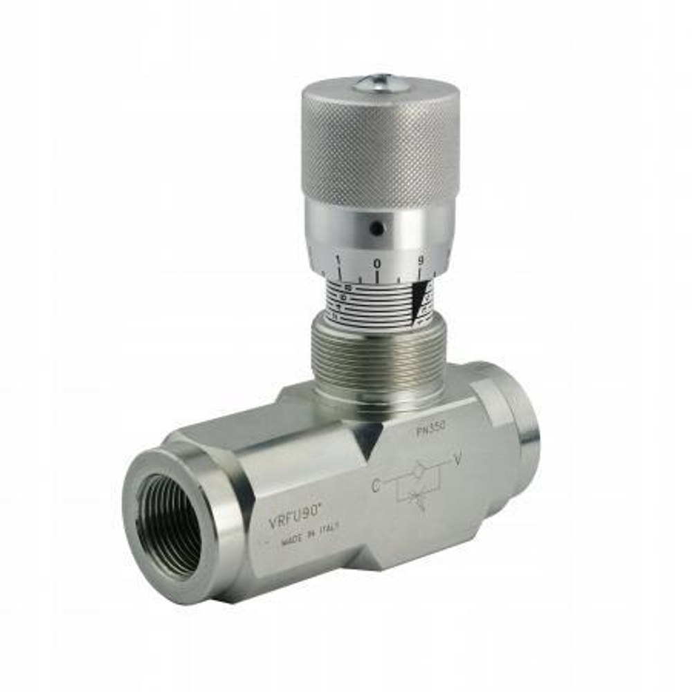 Дроссель с обратным клапаном VRFU 1/4" 004.265.OOO.H