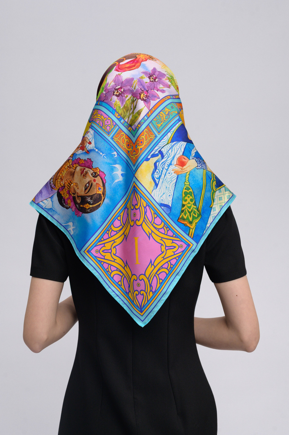 Платок «БРИКС» 100% шёлк