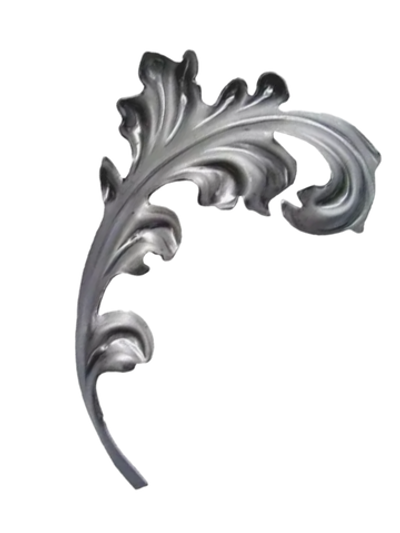 Кованый декор лист, левосторонний 145х90 мм парный