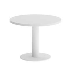 Onix Direct Стол журнальный круглый O.SJ-1 Белый Бриллиант/Металл Белый 600*600*450