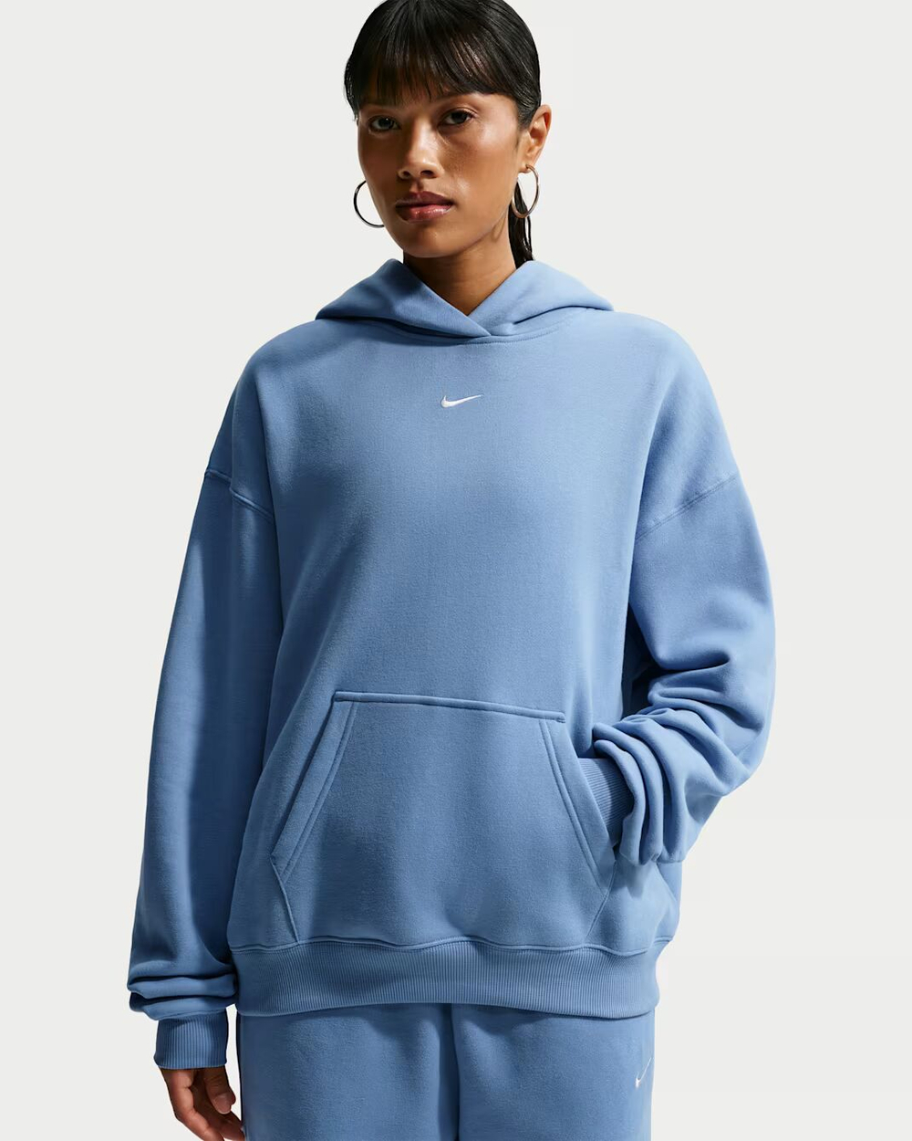 Nike Studio Fleece средней плотности Женская толстовка с капюшоном оверсайз - NIKE