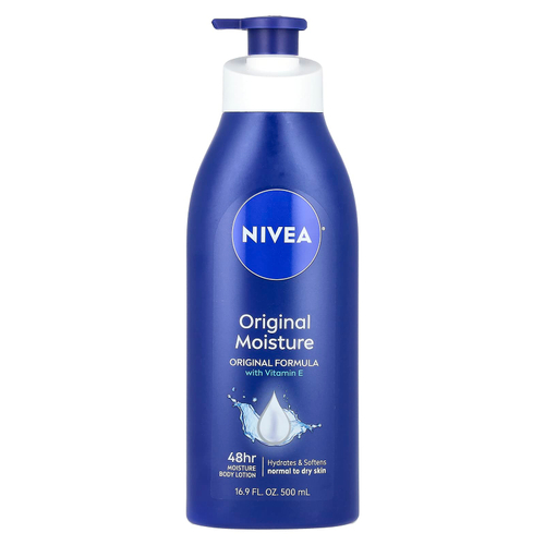 Nivea, Оригинальный увлажняющий лосьон для тела, 500 мл (16,9 жидк. унц.)