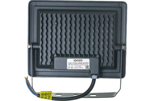 Прожектор светодиодный ФАЗА 50Вт 6500К 4000Лм IP65 172х166х23 черный СДО-10 GR 230V
