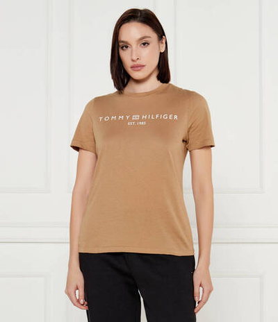 Футболка Tommy Hilfiger - бежевый(WW0WW40276)