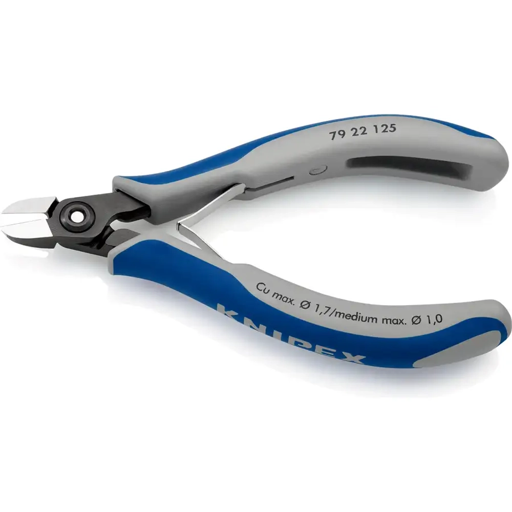 Прецизионные кусачки боковые для электроники чернёные 125 мм Knipex 79 22 125
