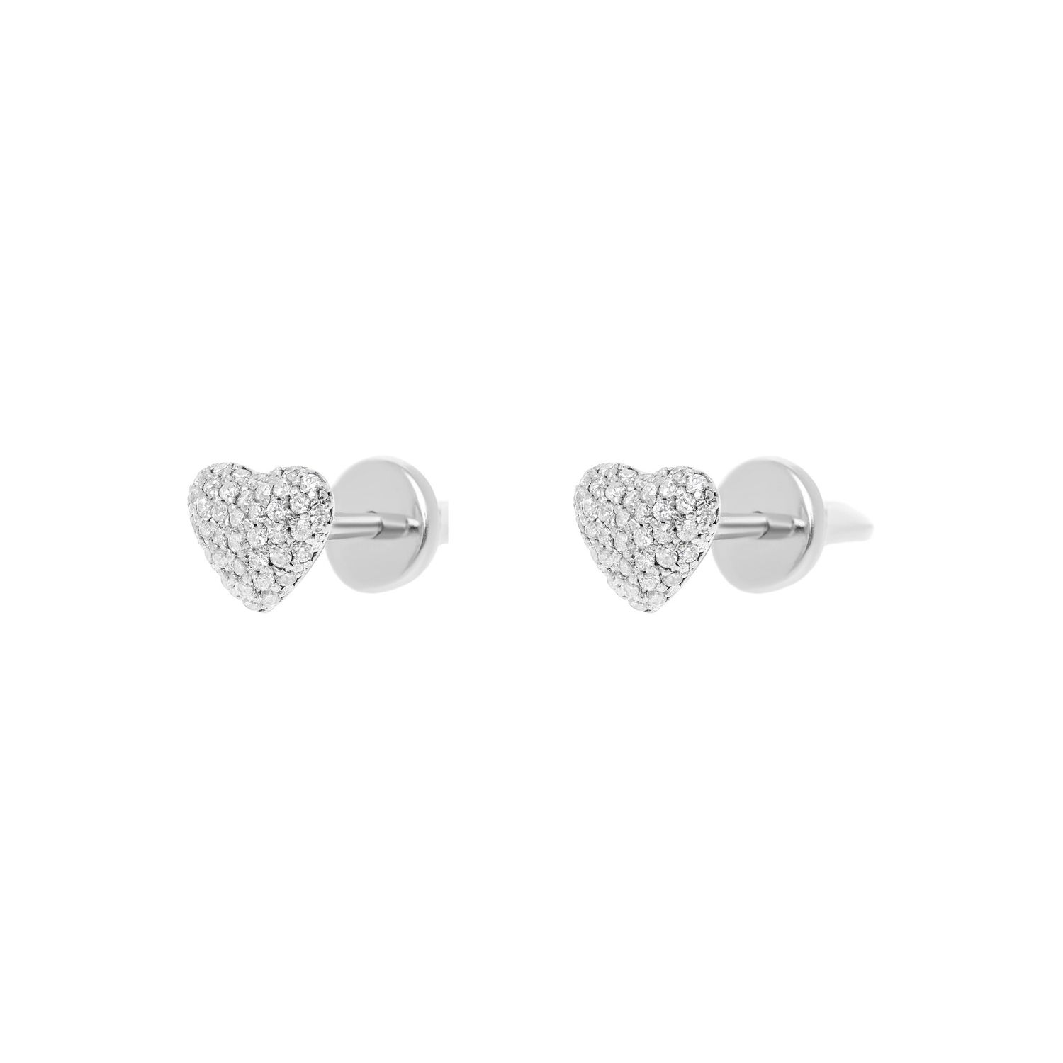Серьги Spangled Heart Earring – Silver