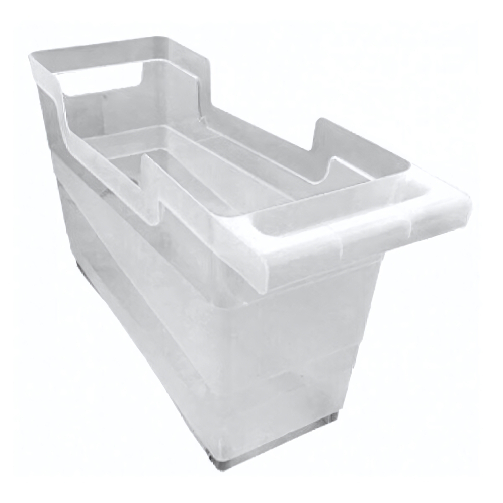 Контейнер для хранения "Tule" 12,5л, 453х160х257 мм с ручкой на роликах (бесцветный)