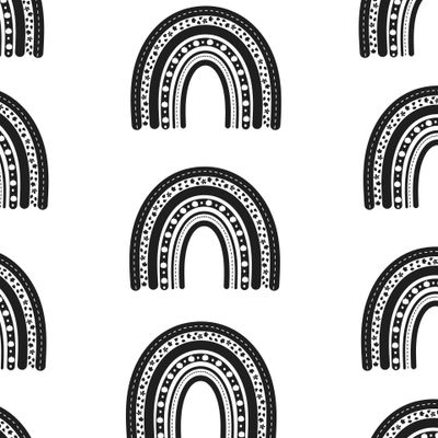 Осенняя радуга силуэты